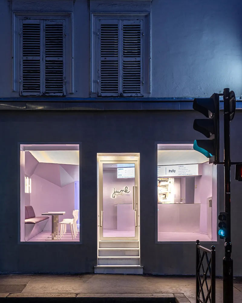 Façade du restaurant Junk Neuilly-sur-Seine