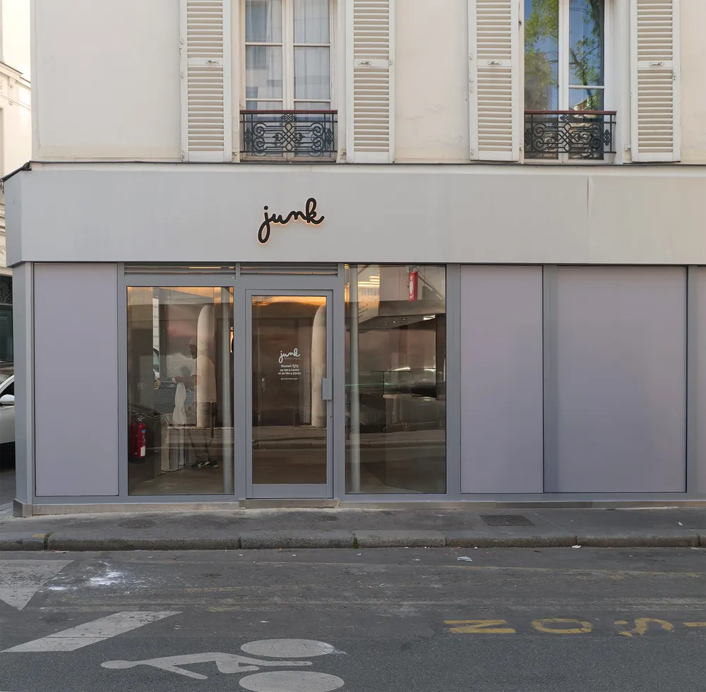 Façade du restaurant Junk Pasteur